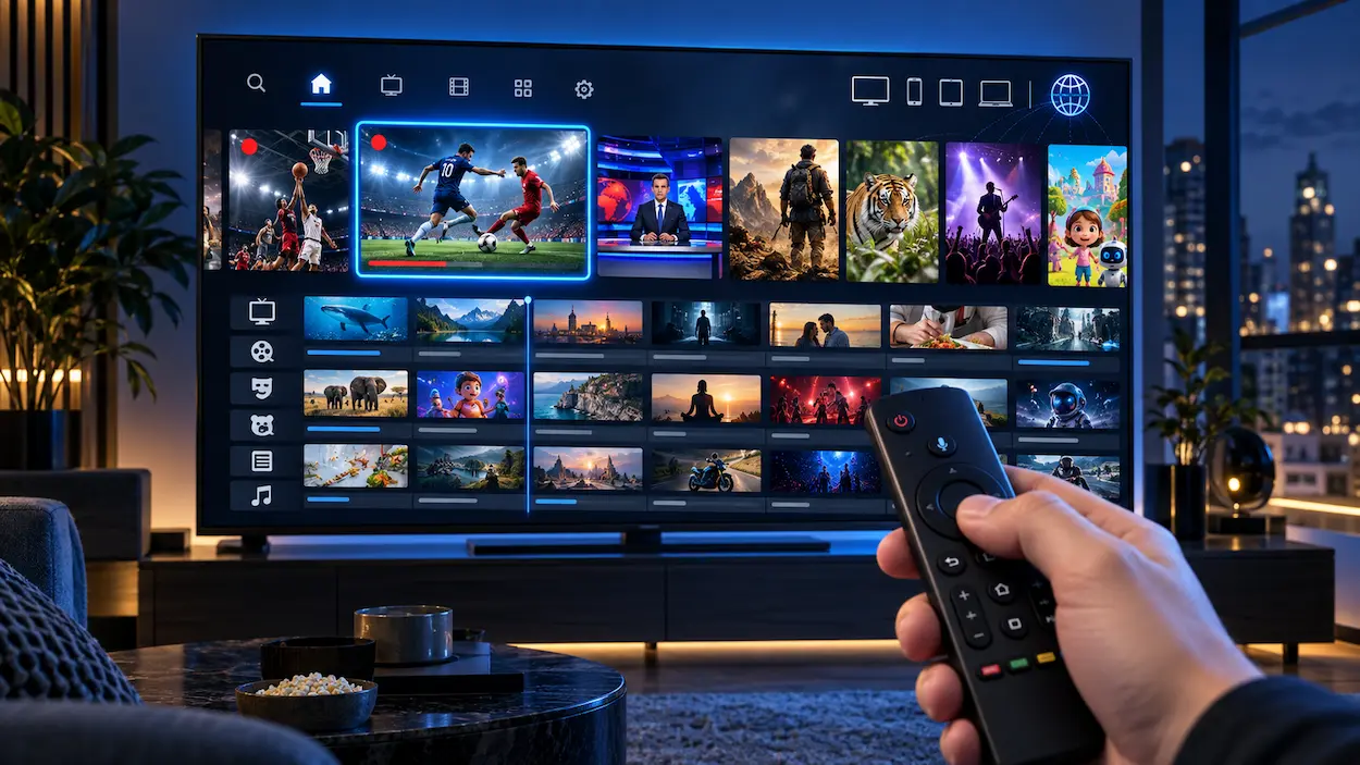 Operator dashboard for IPTV restreaming and live video delivery
